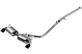 Picture of Borla 2021 Ford Bronco Sport 2-0L 2-5in - 2-25in S-Type Cat-Back Exhaust - Ceramic Black Tip