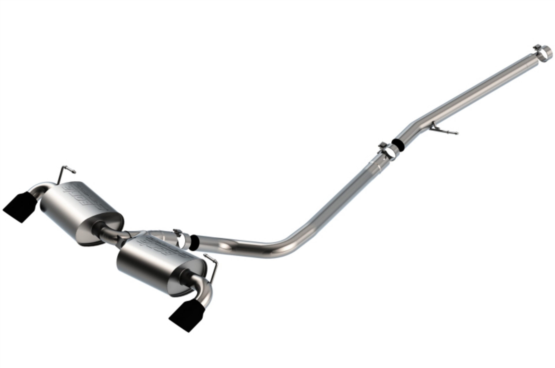 Picture of Borla 2021 Ford Bronco Sport 2-0L 2-5in - 2-25in S-Type Cat-Back Exhaust - Ceramic Black Tip