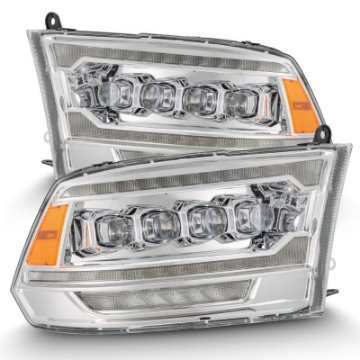 Picture of AlphaRex 09-18 Ram 2500 NOVA LED Proj Headlights Plank Style Chrome w-Activ Light-Seq Signal-DRL