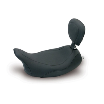 Picture of Mustang 08-21 Harley Electra Glide Std, Rd Glide, Rd King, Str Glide Touring Solo Seat -Black