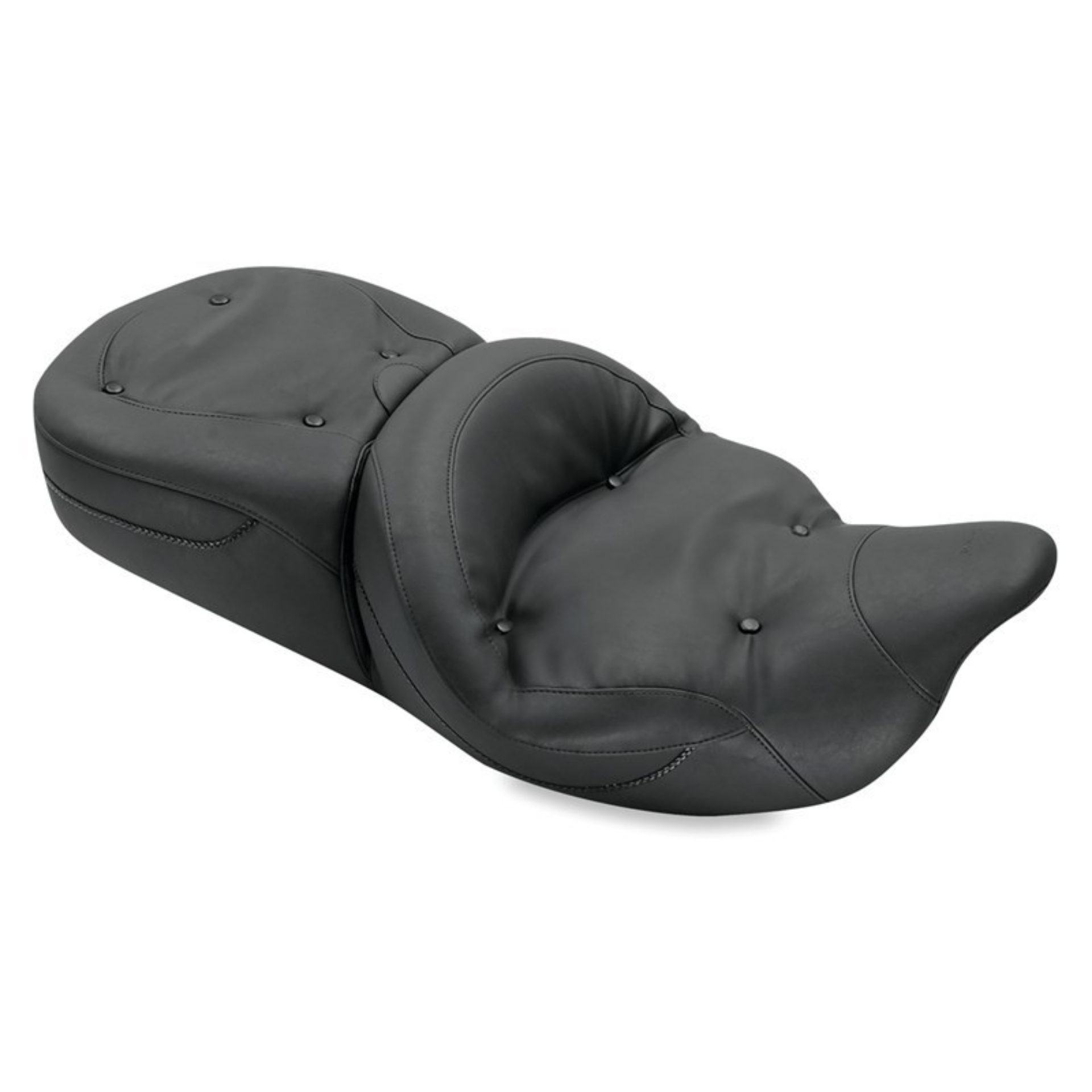 Picture of Mustang 08-21 Harley Electra Glide, Rd Glide, Rd King, Str Glide Touring 1PC Seat Regal - Black