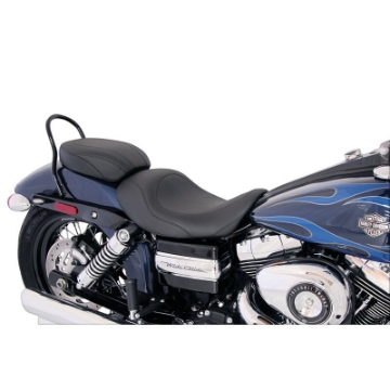 Picture of Mustang 06-17 Harley Dyna Wide Tripper Forward Solo Seat - Black