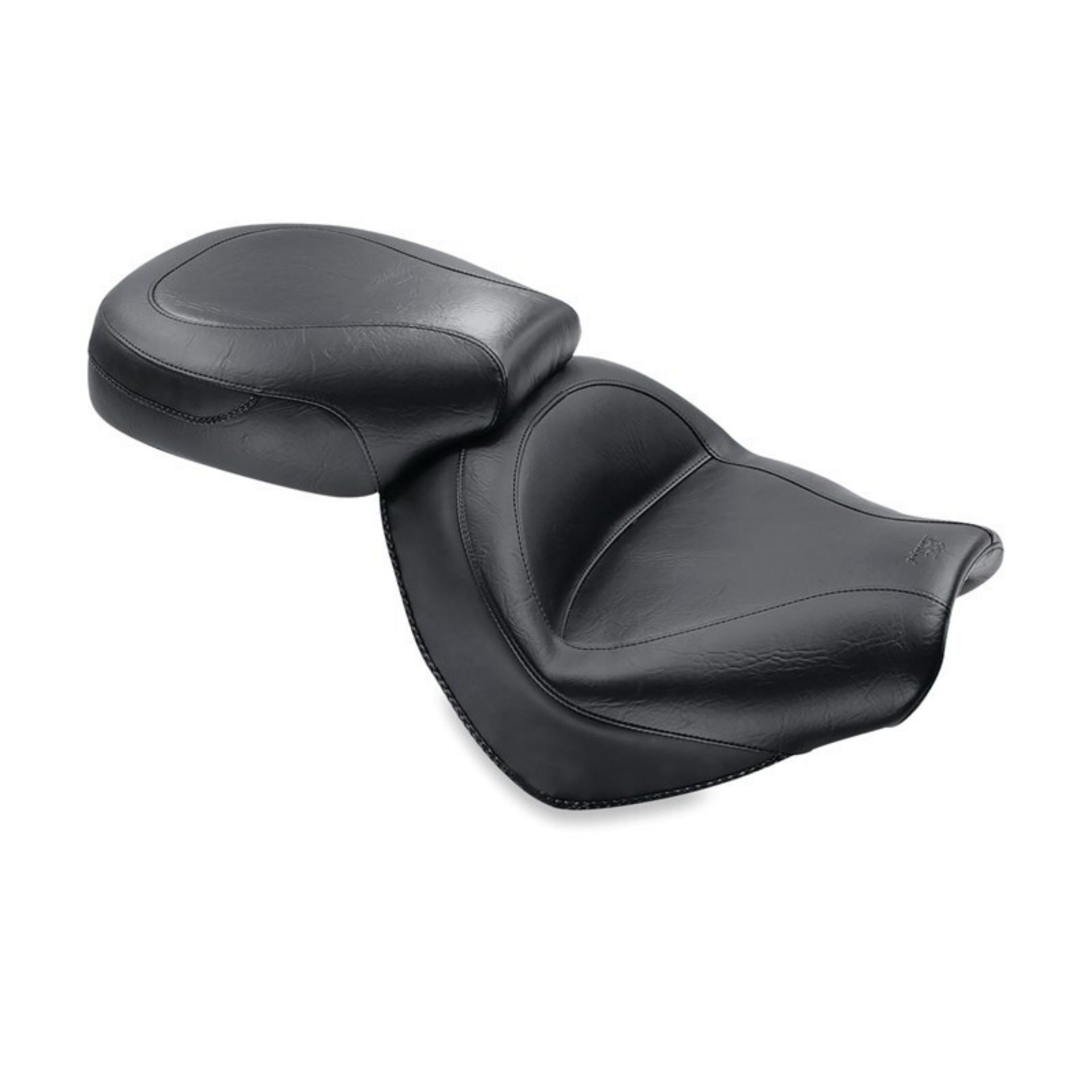 Picture of Mustang 04-09 Honda VTX1300C Wide Touring 2PC Seat - Black