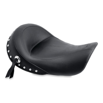 Picture of Mustang 06-17 Harley Dyna Standard Touring Solo Seat w-Studs - Black
