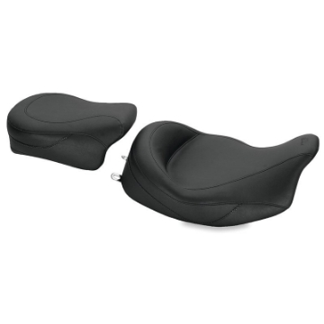 Picture of Mustang 08-21 Harley Electra Glide Std,Rd Glide,Rd King,Str Glide Super Touring Solo Seat - Black