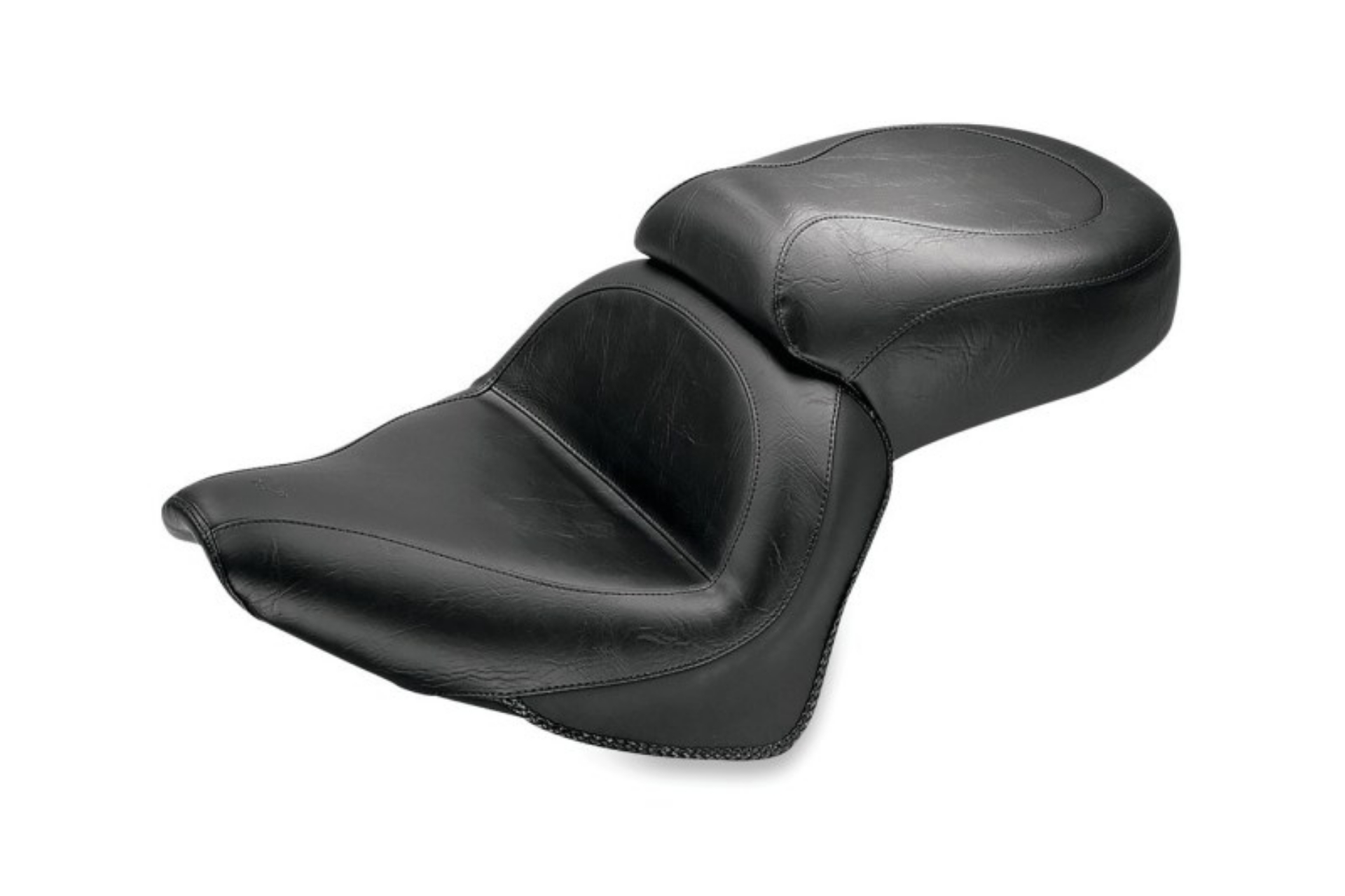 Picture of Mustang 99-08 Honda VLX600 Shadow Wide Touring 1PC Seat - Black