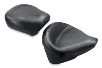 Picture of Mustang 84-06 Harley Standard Rear Tire Wide Touring Solo Seat - Black