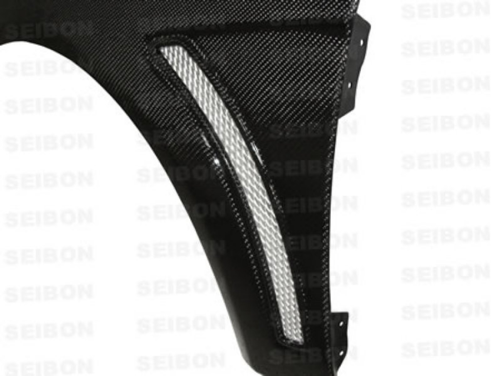 Picture of Seibon 08-12 Mitsubishi Evo X 10mm Wider Carbon Fiber Fenders