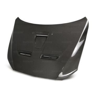 Picture of Seibon 08-12 Mitsubishi Evo X OEM style Carbon Fiber Hood