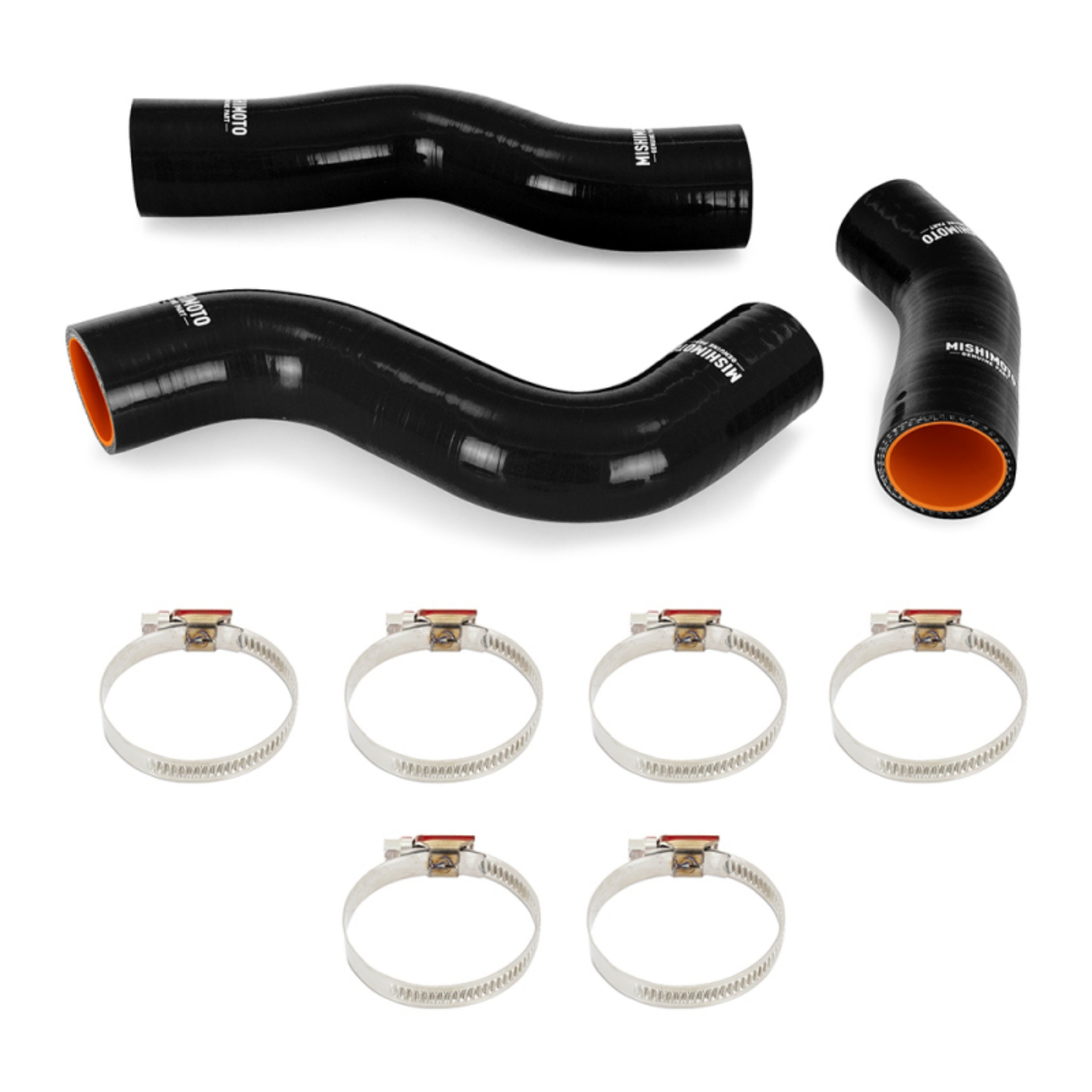 Picture of Mishimoto 92-97 Land Cruiser 4-5L I6 Silicone Radiator Hose Kit - Black
