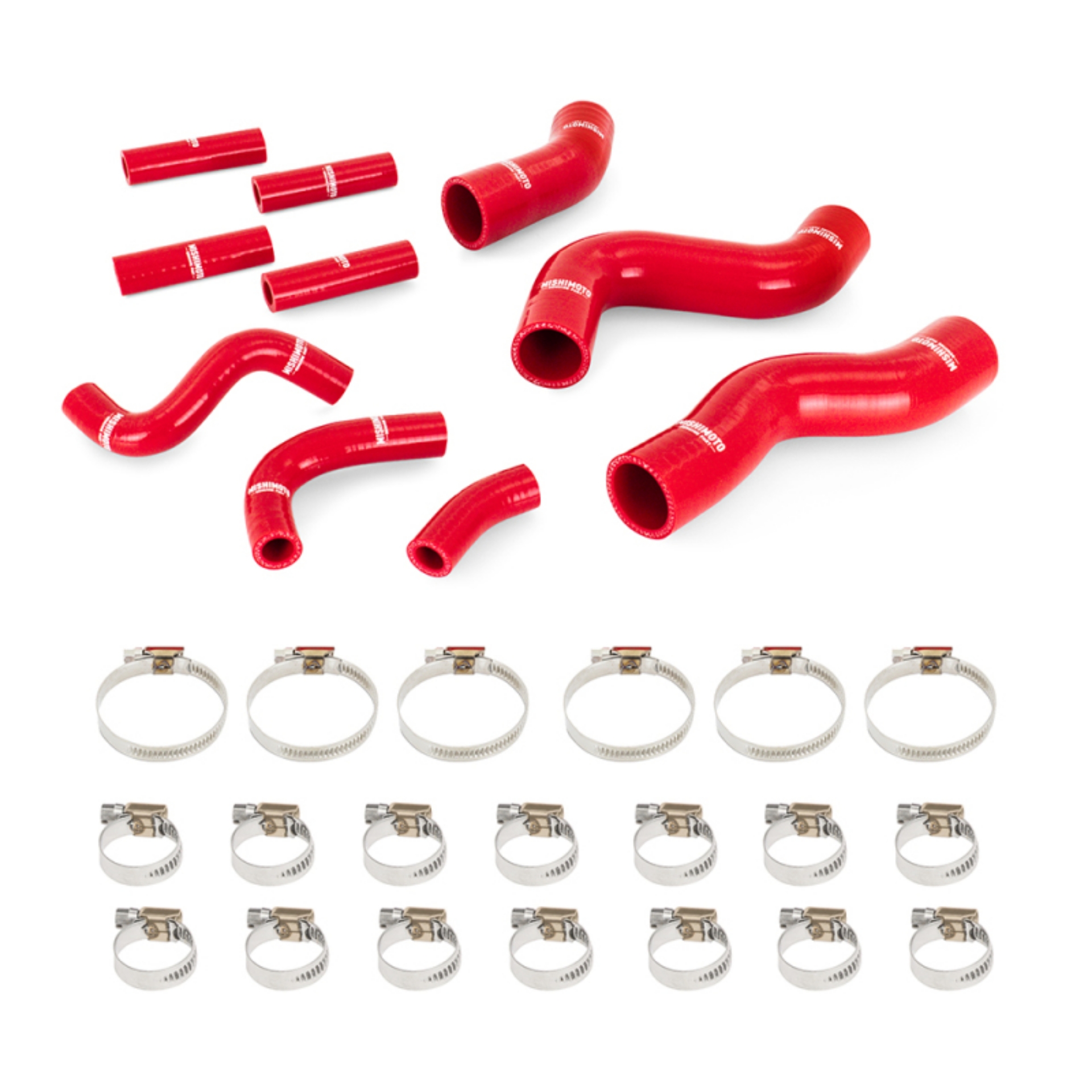Picture of Mishimoto 92-97 Land Cruiser Silicone Radiator & Heater Hose - Red
