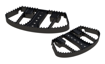 Picture of Burly Brand MX Passenger Boards - Black