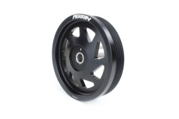 Picture of PERRIN 22-25 Subaru WRX-BRZ & Toyota GR86 - 20-25 FXT-OBXT Lightweight Crank Pulley - Black