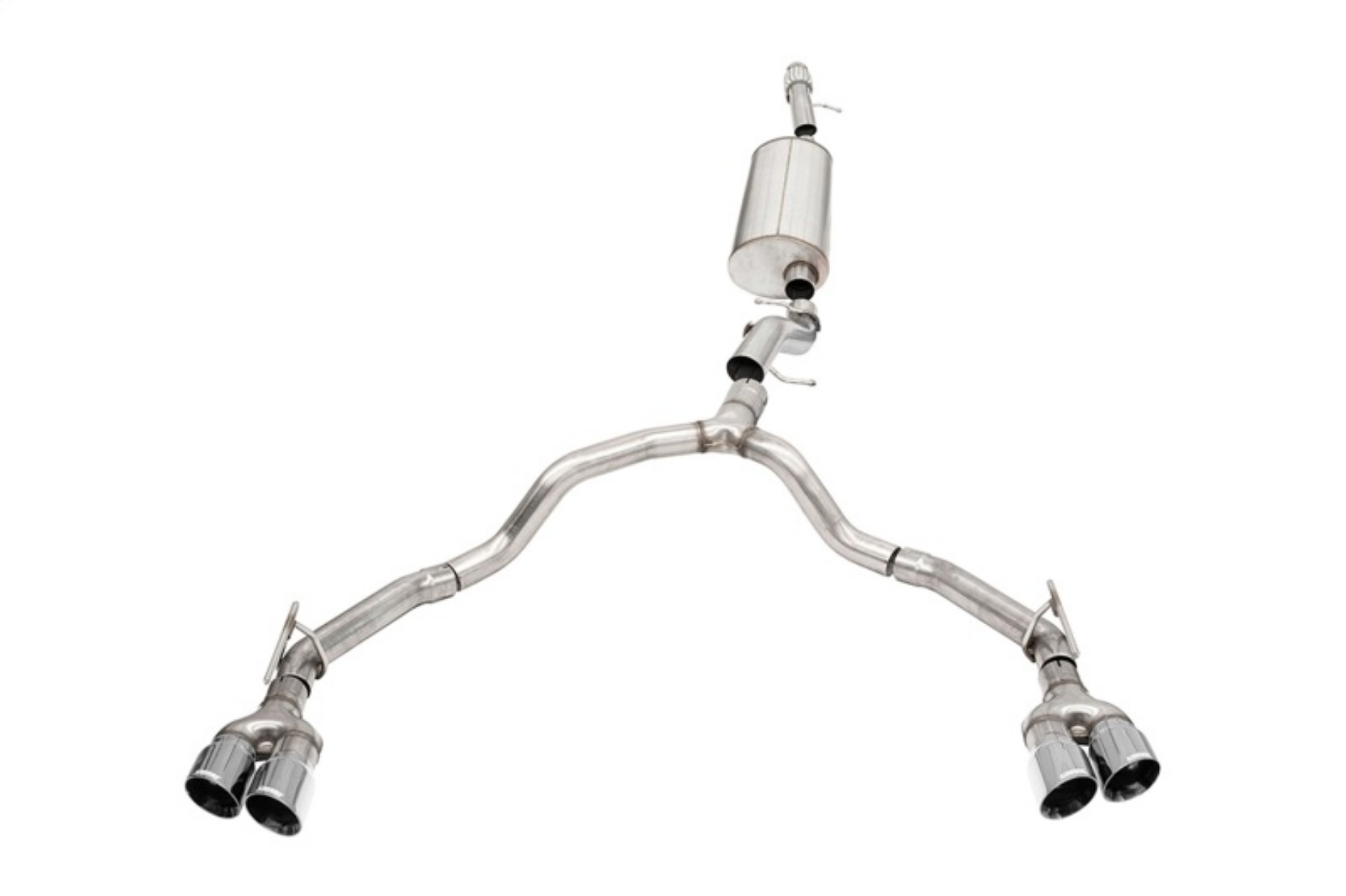 Picture of Corsa 21-25 Chevrolet Tahoe-GMC Yukon 4DR 6-2L 4WD Dual Rear 3-2-75in Sport Cat-Back DW 4inPol Tips