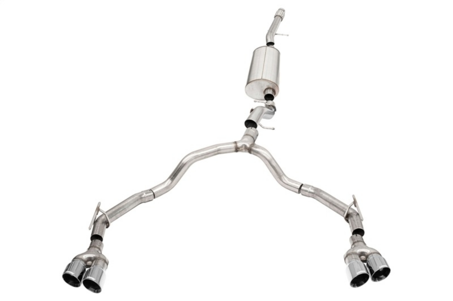 Picture of Corsa 2021-2025 Suburban-GMC Yukon XL 6-2L 4WD Dual Rear 3-2-75in Sport Cat-Back DW 4in Pol Tips