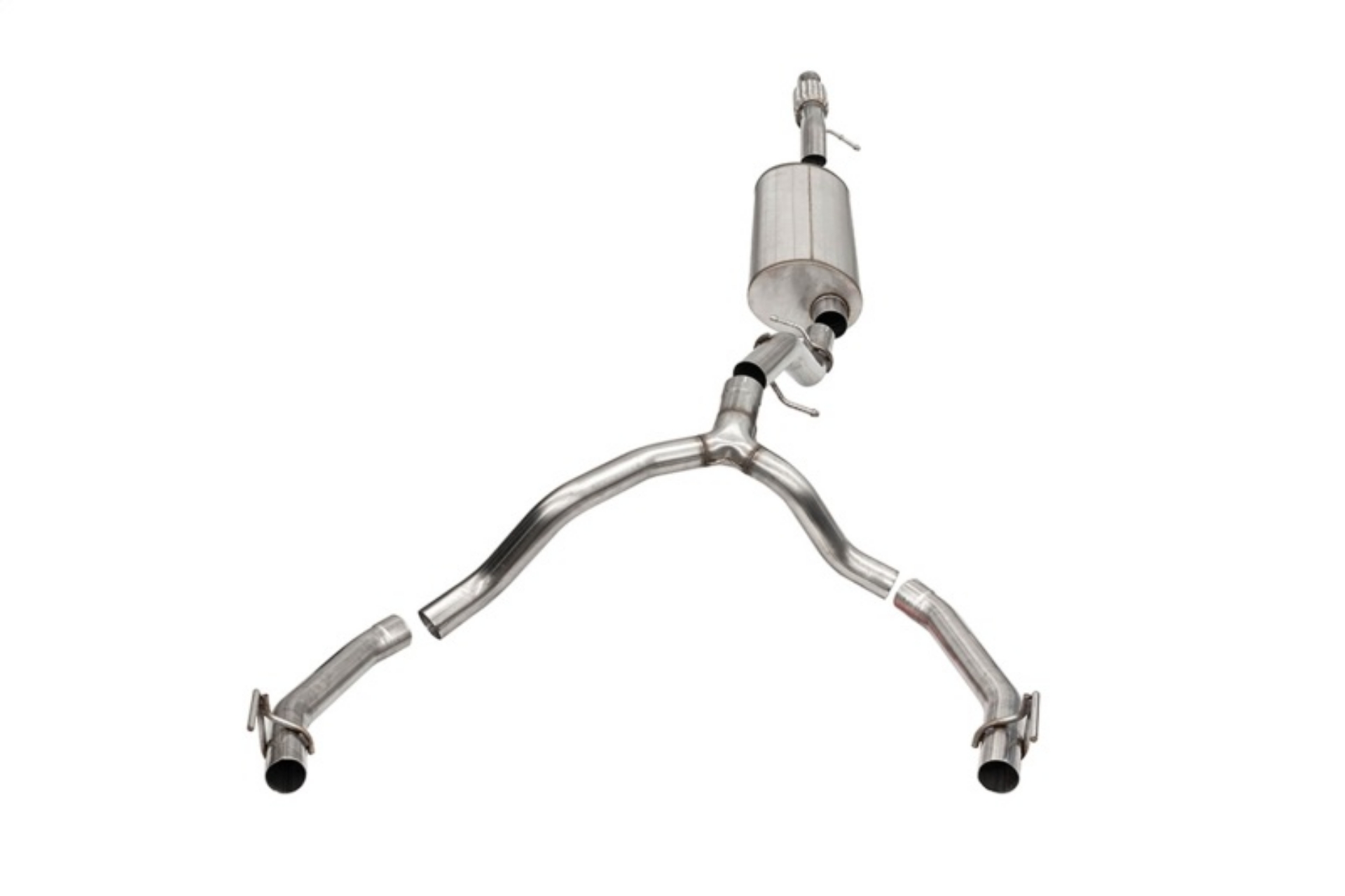 Picture of Corsa 21-25 Cadillac Escalade 6-2L Dual Rear 3-5-2-75in Sport Cat-Back Exhaust Uses Factory Bezels