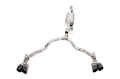Picture of Corsa 2021-2025 Tahoe - GMC Yukon 4DR 6-2L 4WD Dual Rear 3in - 2-75in Sport Cat-Back DW 4in BLKTips