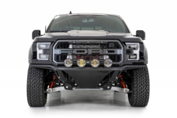 Picture of Addictive Desert Designs 17-20 Ford Raptor Pro Add-On Light Hoop - Hammer Black
