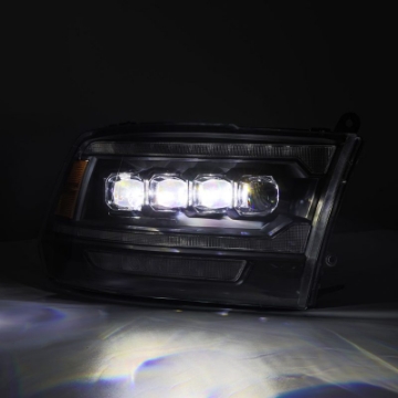 Picture of AlphaRex 09-18 Dodge Ram 2500 NOVA LED Proj Headlights Plank Style Design Black w- Activation Light