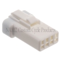 Picture of NAMZ JST 4-Position Female Connector Receptacle w-Wire Seal HD 69200306