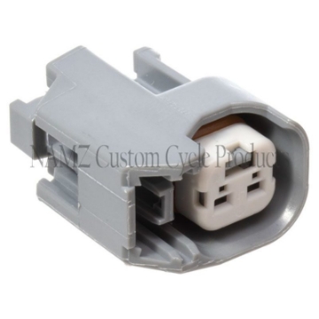 Picture of NAMZ 06-17 V-Twin Delphi OEM Front & Rear Fuel Injector Connector w-Terminals + Seals + Scndry Lock