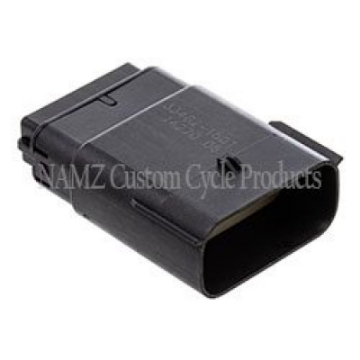 Picture of NAMZ 07-23 V-Twin Molex MX-150 16-Position Male Connector - Black HD 72167-07BK