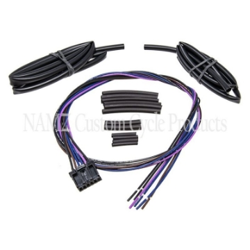 Picture of NAMZ 11-17 V-Twin FXST-FLST w-Switch Housing Mounted Signal Front Turn Sig Relocation Harness 36in