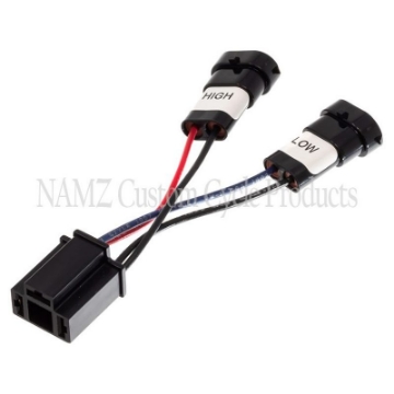 Picture of NAMZ 14-23 Road King Models Headlight Adapter Pigtail w-Mating H9 & H11 to H4 Connector