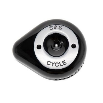 Picture of S&S Cycle Stealth Slasher Teardrop Air Cleaner Cover - Gloss Black