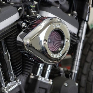 Picture of S&S Cycle 2007+ XL Models Stealth Air Stinger w- Chrome Teardrop