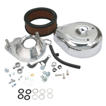Picture of S&S Cycle 93-99 BT-91-03 Sportster Models Teardrop Air Cleaner Kit for S&S Super E-G Carb