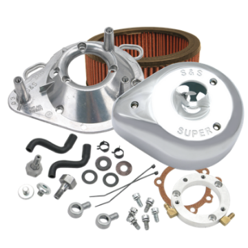 Picture of S&S Cycle 01-17 Stock EFI BT Models Teardrop Air Cleaner Kit