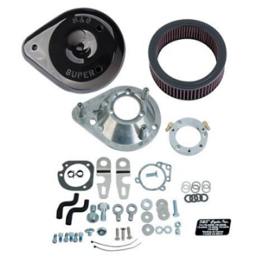 Picture of S&S Cycle 2007+ XL Sportster Models w- Stock EFI Teardrop Air Cleaner Kit - Gloss Black