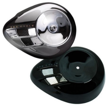 Picture of S&S Cycle Air Stream Air Cleaner Cover for all Stealth Applications - Gloss Black