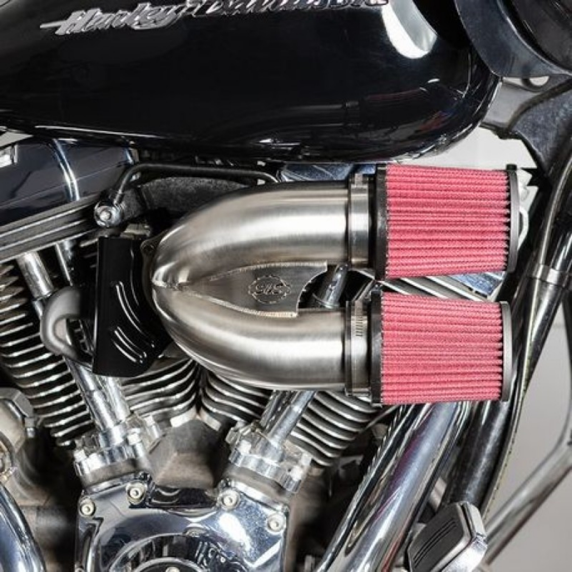 Picture of S&S Cycle 08-16 Touring Models Tuned Induction Kit - Stainless Steel