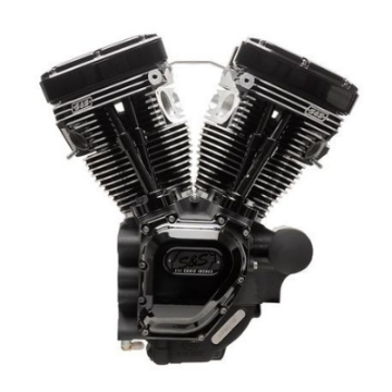 Picture of S&S Cycle 07-16 Touring Models T111 Black Edition Longblock Engine - 585 GE Cams