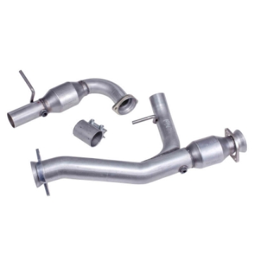 Picture of BBK 97-03 Ford F-150 4-6L-5-4L Short Mid Y Pipe w-Catalytic Converters