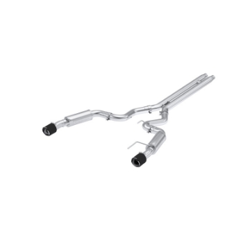 Picture of MBRP 2024 Ford Mustang GT S650, 5-0L Cat-Back Dual Split Rear with Carbon Fiber Tips, Race Version
