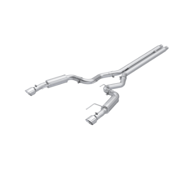 Picture of MBRP 2024 Ford Mustang GT S650, 5-0L 3in Dual Split Rear Aluminized Steel