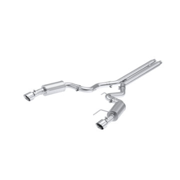 Picture of MBRP 2024 Ford Mustang GT S650, 5-0 Aluminized Steel 3in Cat-Back Dual Split Rear Street