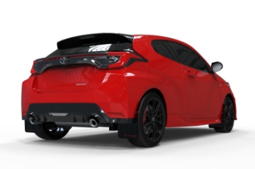 Picture of Rally Armor 20-26 Toyota GR Yaris Black Mud Flap w-Red Logo