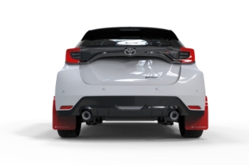 Picture of Rally Armor 20-26 Toyota GR Yaris Red Mud Flap w-White Logo