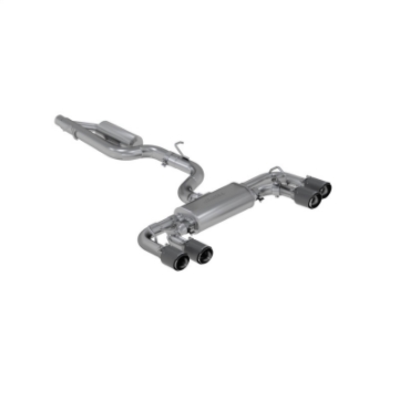Picture of MBRP 15-19 VW Golf R 3 in Cat Back w- 4 in OD Quad Carbon Fiber Tips - T304