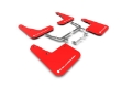 Picture of Rally Armor 19-25 Ford Focus ST MK4 Red UR Mud Flap w-White Logo