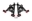 Picture of BMR 79-93 Fox Mustang Non-Adj Lower A-Arms Standard Ball Joint Spring Pocket - Black Hammertone