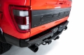 Picture of Addictive Desert Designs 2022+ Ford Raptor Stealth Fighter R Bumper w- 2 Cube Lights - Hammer Black