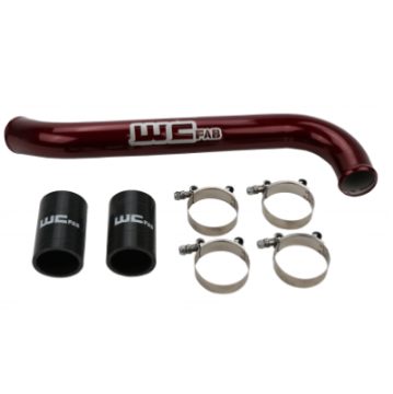 Picture of Wehrli 17-19 Chevrolet 6-6L L5P Duramax Upper Coolant Pipe - Sparkle Granny Smith