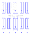 Picture of King Engine Bearings Mazda 626 F8 Size STD Main Bearing Set