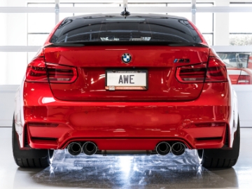 Picture of AWE Tuning BMW F8X M3-M4 SwitchPath Catback Exhaust - Diamond Black Tips