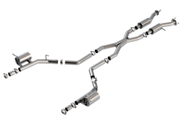 Picture of Borla 2021+ Dodge Durango SRT Hellcat 6-2L V8 AWD S-Type Cat-Back Exhaust System - Factory Tips